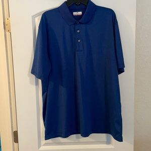 Royal blue golf shirt
